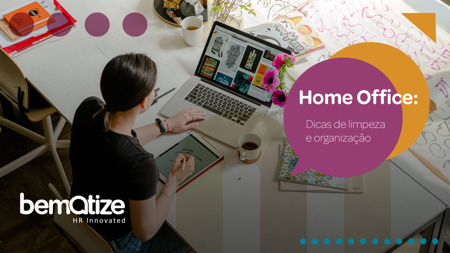 Home office: Dicas de limpeza e organização do local de trabalho