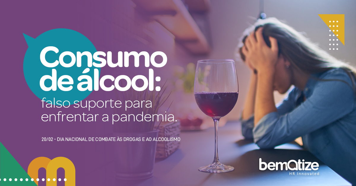 Consumo de álcool: falso suporte para enfrentar a pandemia